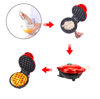 Miniatura 3 de Combo mini waflera + mini dona wd-1